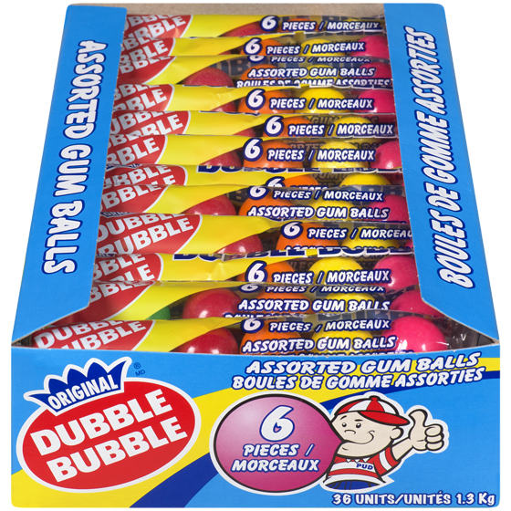 Dubble Bubble 40 cent 36 ea, $0.37/1ea