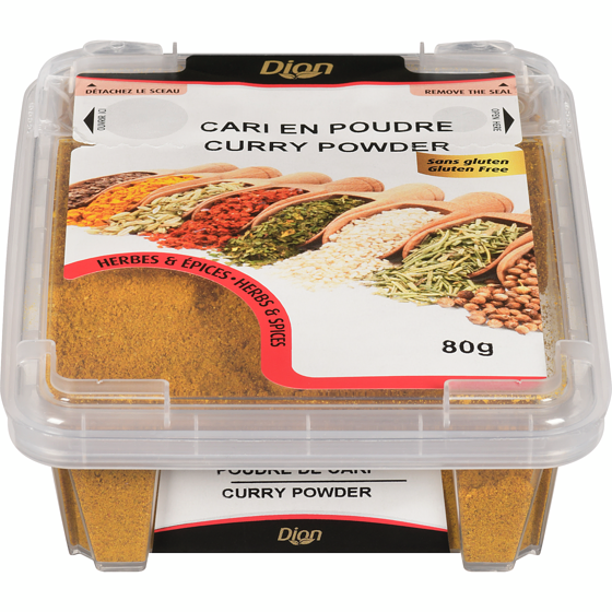 Dion Poudre de cari 80 g, 5,00 $/100g