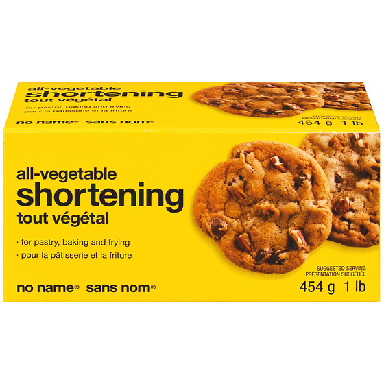 No Name All-Vegetable Shortening 454 g, $0.99/100g