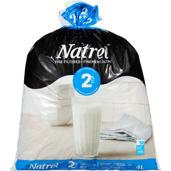 Natrel Fine-Filtered 2% Milk 4 l, $0.19/100ml