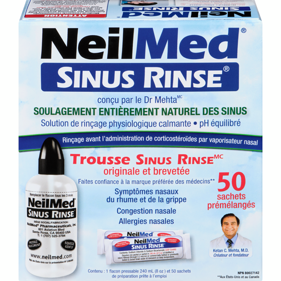 NeilMed Trousse d’irrigation des sinus 50 ea, 0,46 $/1ch