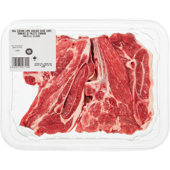 null Lamb Shoulder Blade Chops $35.25/1kg $15.99/1lb