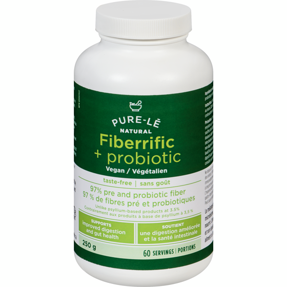 Pure Le Supplément de fibres Fiberrific + Probiotic de Pure Le Natural 250 g, 11,20 $/100g