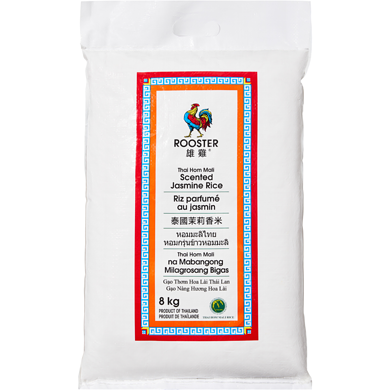 Rooster Riz parfumé au jasmin 8 kg, 0,24 $/100g