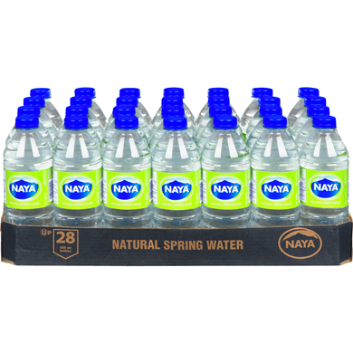 Naya Natural Spring Water 28x500.0 ml, $0.04/100ml
