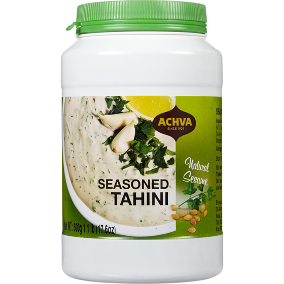Achva Kosher Seasoned Tahini 500 g, $1.80/100g