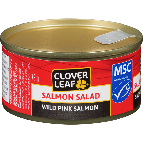 Clover Leaf Salmon Salad, Light Dressing 78 g, $3.19/100g