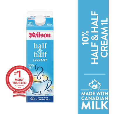 Neilson Half and Half Cream 1 l, $0.38/100ml