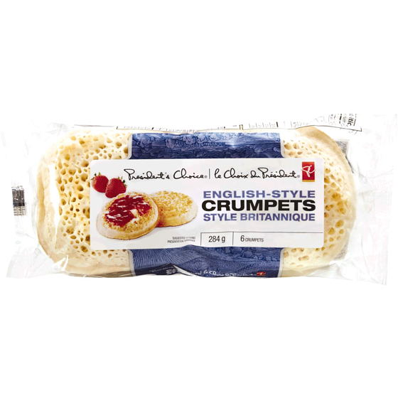 le Choix du Président Crumpets style britannique 284 g, 1,40 $/100g