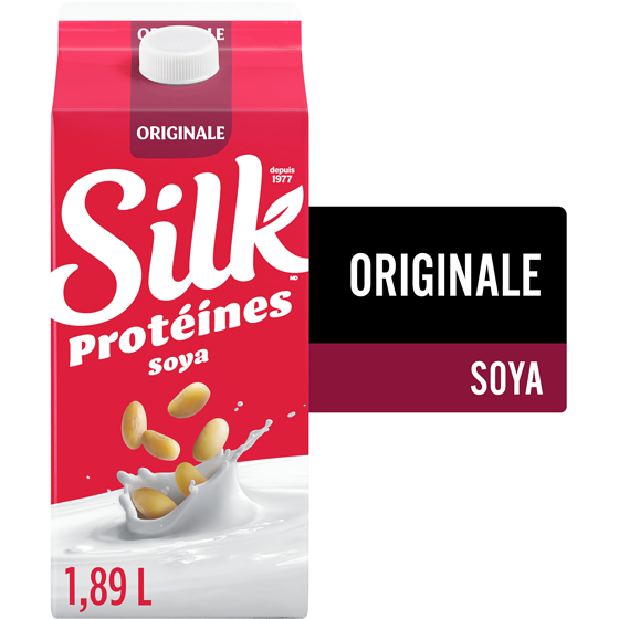 Silk Boisson de soya, originale, sans produits laitiers 1.89 l, 0,28 $/100ml