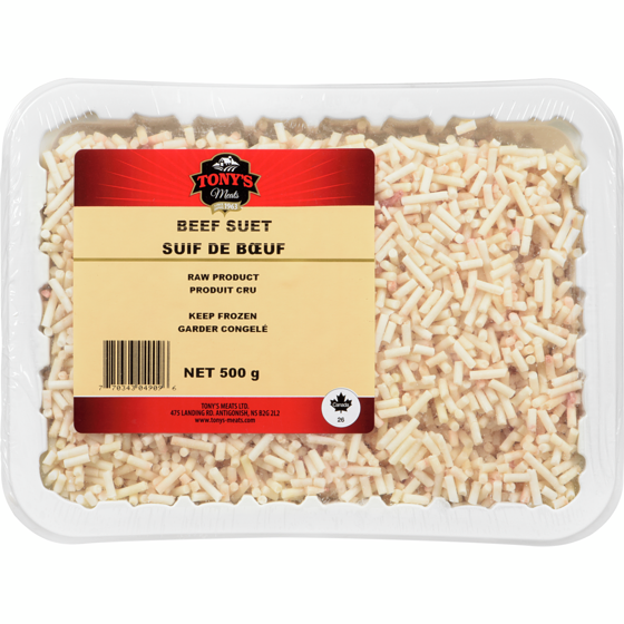 Tony's Beef Suet Ground 500 g, $1.20/100g