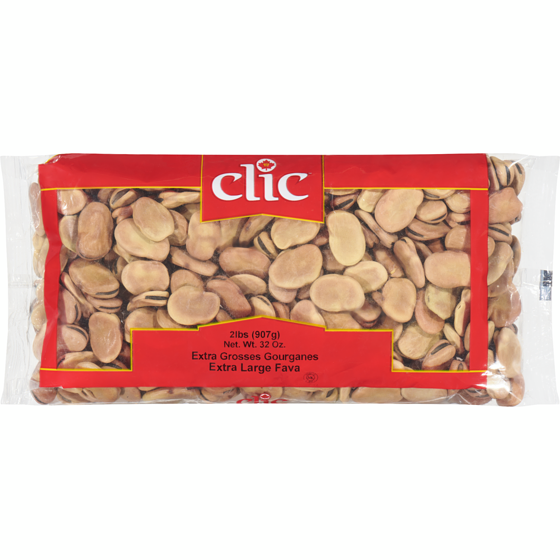 Clic Large Fava Beans 907 g, $0.88/100g