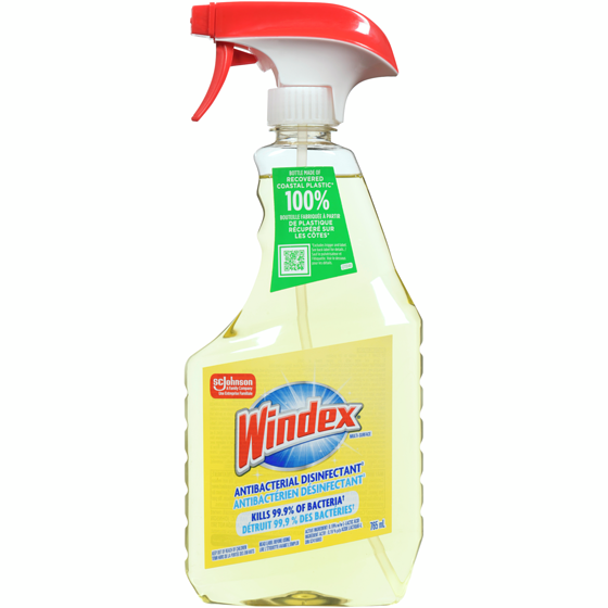 Windex Multisurface Antibacterial Disinfectant Cleaner Trigger, Citrus 765 ml, $0.52/100ml