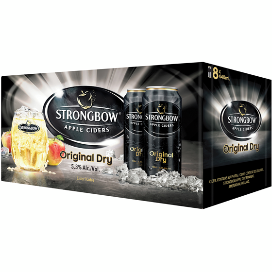 Strongbow Cider (ID required at pick-up) 8x440.0 ml, $0.71/100ml