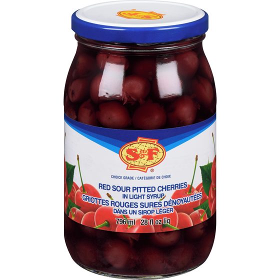 S&F Red Cherries, Sour 796 ml, $0.75/100ml