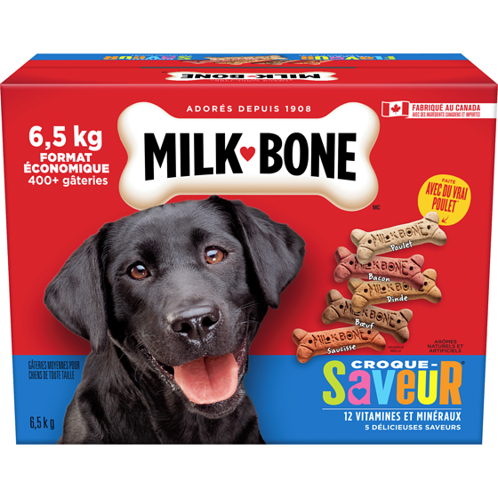 Milk-Bone Croque-saveur biscuits moyens 6.5 kg, 0,37 $/100g