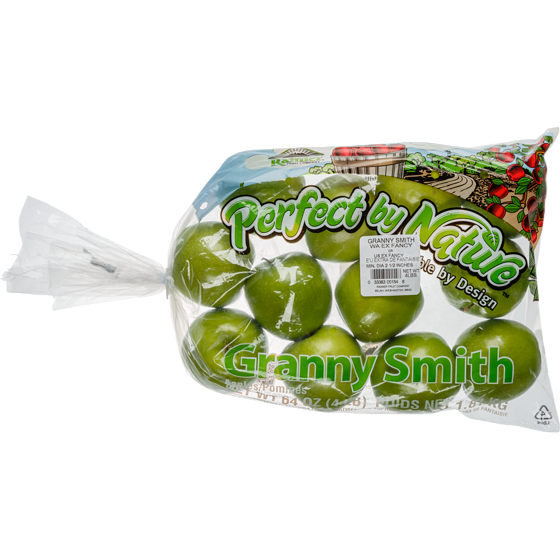 Farmer's Market Granny Smith Apples, 4 lb Bag 1.81 kg, $0.66/100g