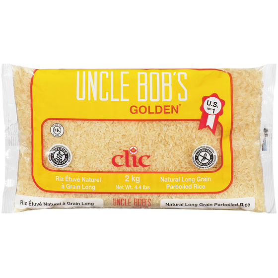 Uncle Bob Rice, Parboiled 2 kg, $0.43/100g