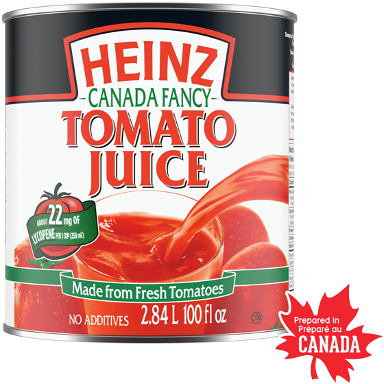 Heinz Tomato Juice 2.84 l, $0.33/100ml