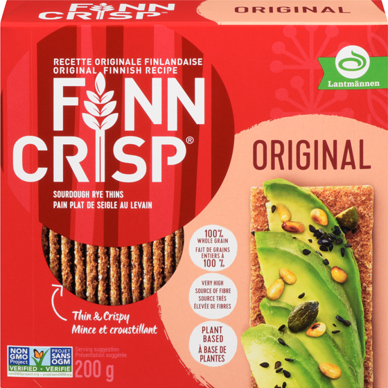 Finn Crisp Crispbread, Original Rye 200 g, $2.00/100g