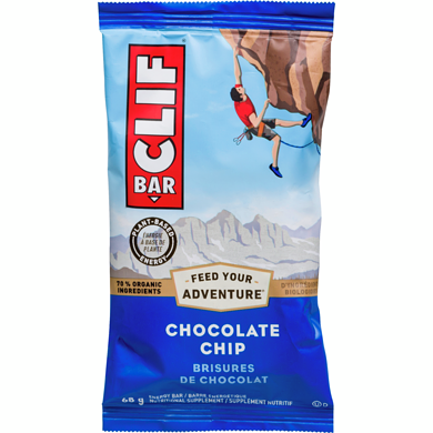Clif Barres énergétiques Pépites de chocolat, teneur élevée en protéines 68 g, 2,94 $/100g
