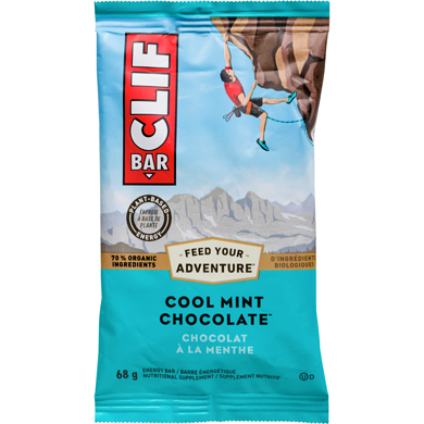 Clif Barres énergétiques Chocolat à la menthe, teneur élevée en protéines 68 g, 3,68 $/100g