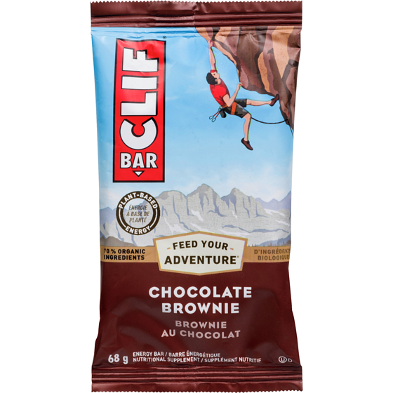 Clif Barres énergétiques Brownie au chocolat, teneur élevée en protéines 68 g, 2,94 $/100g