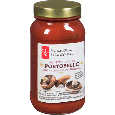 PC Roasted Portobello Mushroom Pasta Sauce | PC.ca
