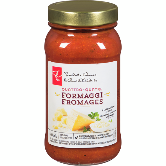 PC Quattro Formaggi Pasta Sauce PC.ca