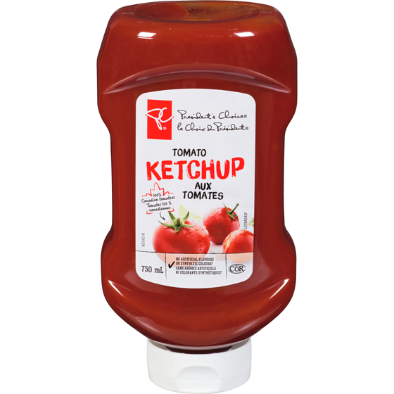 President's Choice Tomato Ketchup 750 ml, $0.73/100ml
