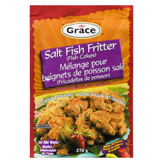 Grace Salt Fish Fritter Mix 270 g, $1.03/100g