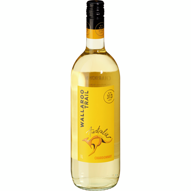 Wallaroo Trail Vin blanc Wallaroo Trail BIN 313 Chardonnay (Pièce d’identité requise au moment du ramassage) 1 l, 1,66 $/100ml