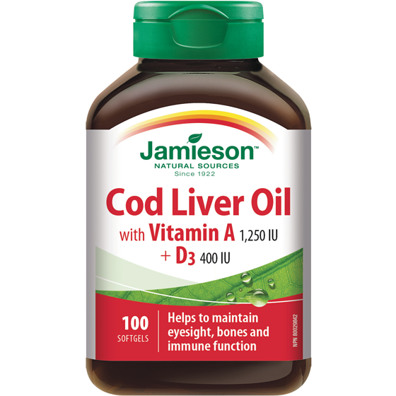 Jamieson Cod Liver Oil Softgels 100 ea, $0.11/1ea