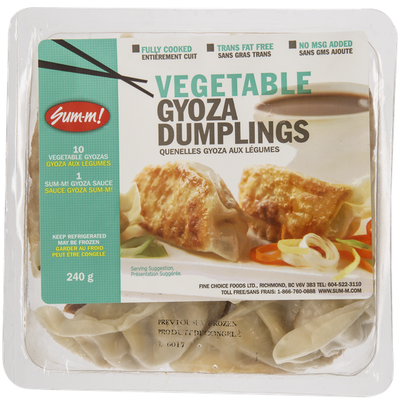null Vegetable Gyoza Dumplings 250 g, $2.29/100g