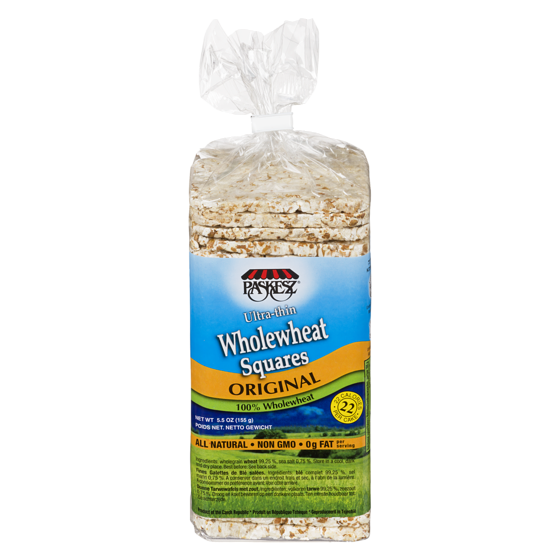 Paskesz Kosher Rice Cakes, Ultra Thin Whole Wheat Square 155 g, $3.86/100g