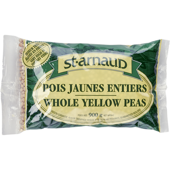 St Arnaud Soupe aux pois jaunes 900 g, 0,25 $/100g