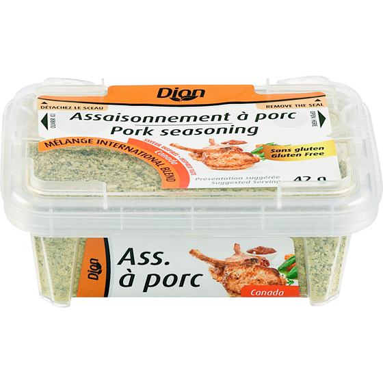 Dion Assaisonnement pour porc 42 g, 7,83 $/100g