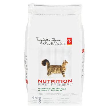 Nourriture Sèche Pour Chats Adultes Poulet Et Riz Brun Nutrition PremièrePC