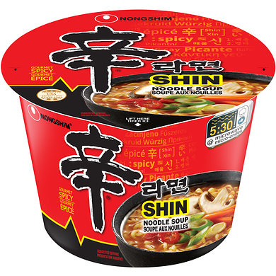 Nong Shim Nouilles Shin Big Bowl épicé 114 g, 1,75 $/100g
