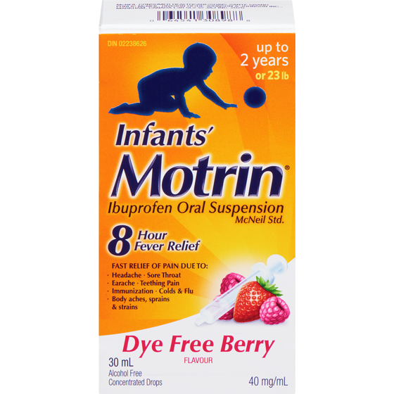 Motrin Infant Drops, Dye Free 30 ml, $41.63/100ml