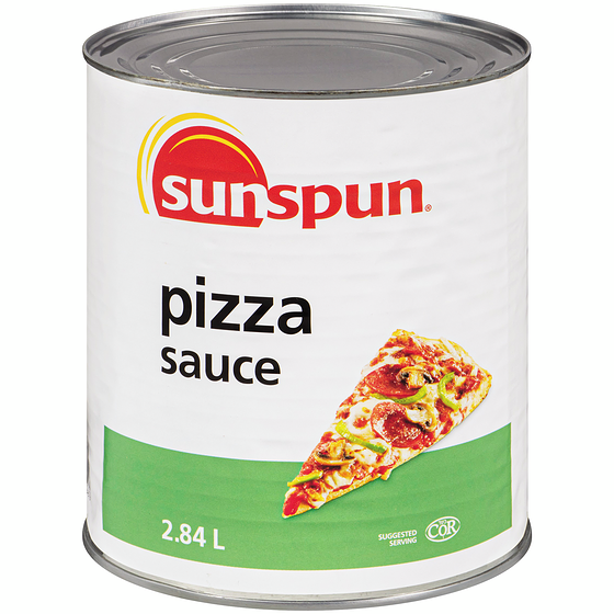 Sunspun Pizza Sauce 2.84 l, $0.25/100ml