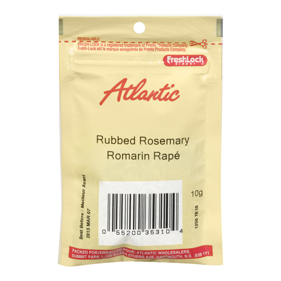 null Atlantic Romarin rapé 10 g, 12,90 $/100g