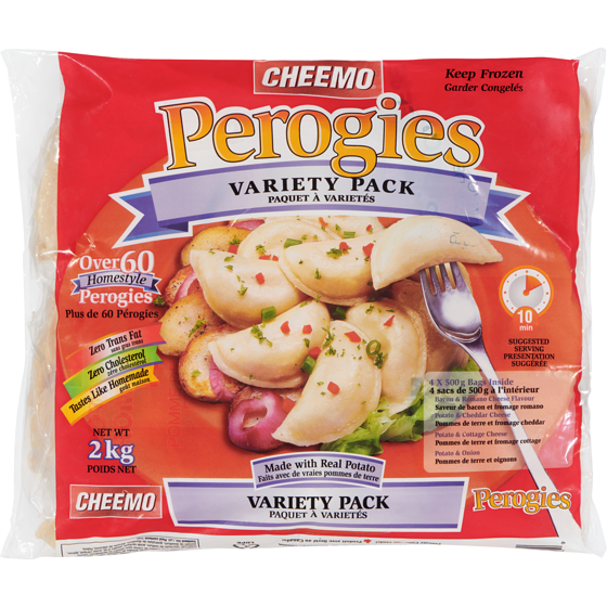Cheemo Pirojkis assortis 2 kg, 0,42 $/100g