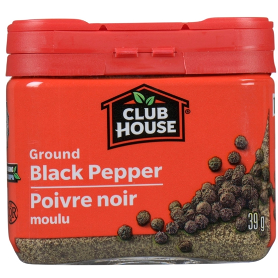 Club House Ground Black Pepper 39 g, $11.51/100g