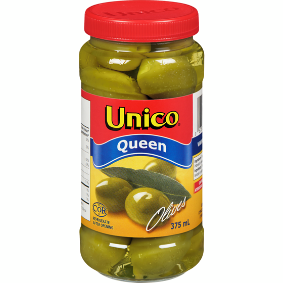 Unico Queen Style Olives 375 ml, $1.14/100ml
