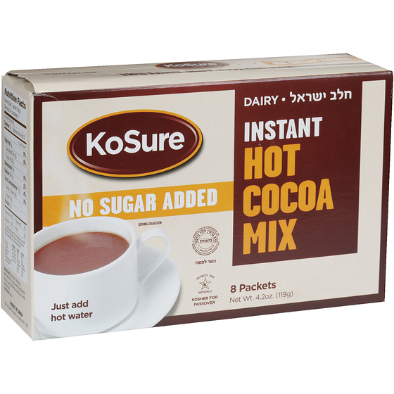 KoSure Mélange à chocolat chaud casher sans sucre 8x15.0 g, 11,24 $/100g