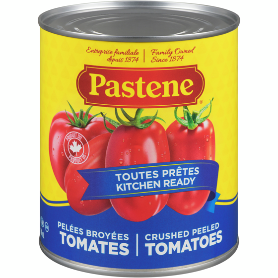 Pastene Ground Peeled Tomatoes 796 ml, $0.44/100ml