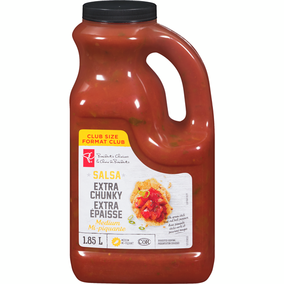le Choix du Président Salsa mi-piquante extra-épaisse, format club 1.85 l, 0,76 $/100ml