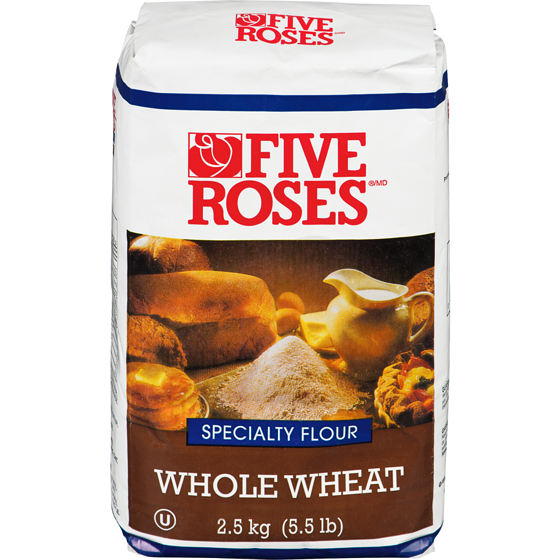 Five Roses Whole Wheat Speciality Flour 2.5 kg, $0.24/100g