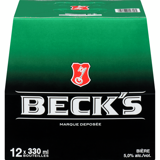 Beck’s Bière Beck’s (Pièce d’identité requise au moment du ramassage) 12x330.0 ml, 0,71 $/100ml